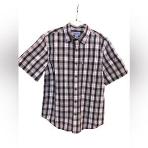 Men’s Carhartt Essential Plaid Short Sleeve Shirt, Size L